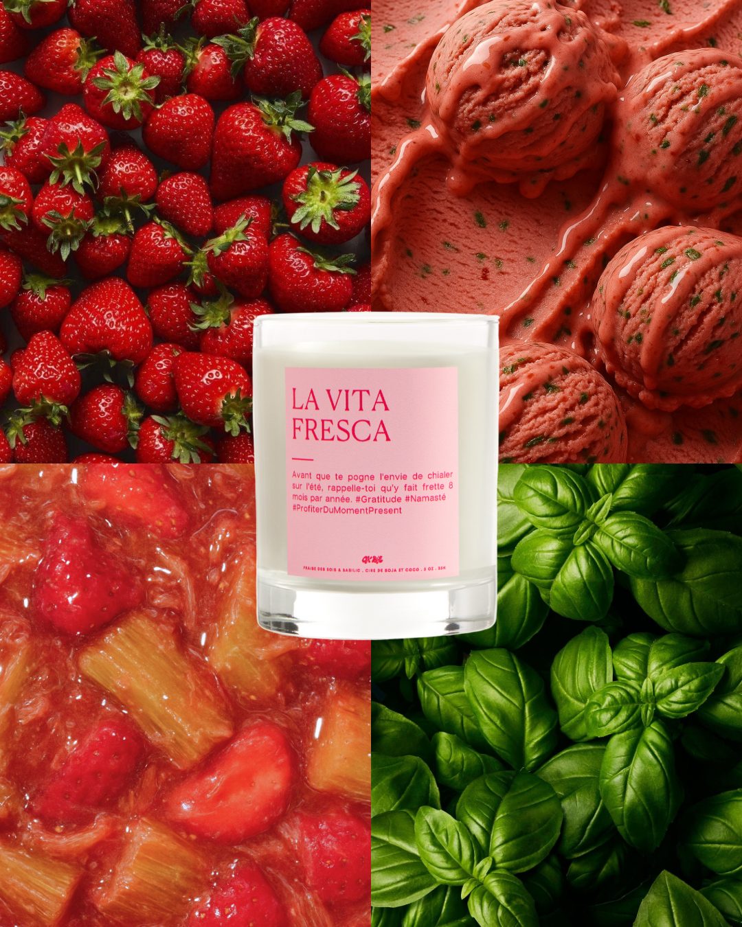 Fraise des bois & Basilic