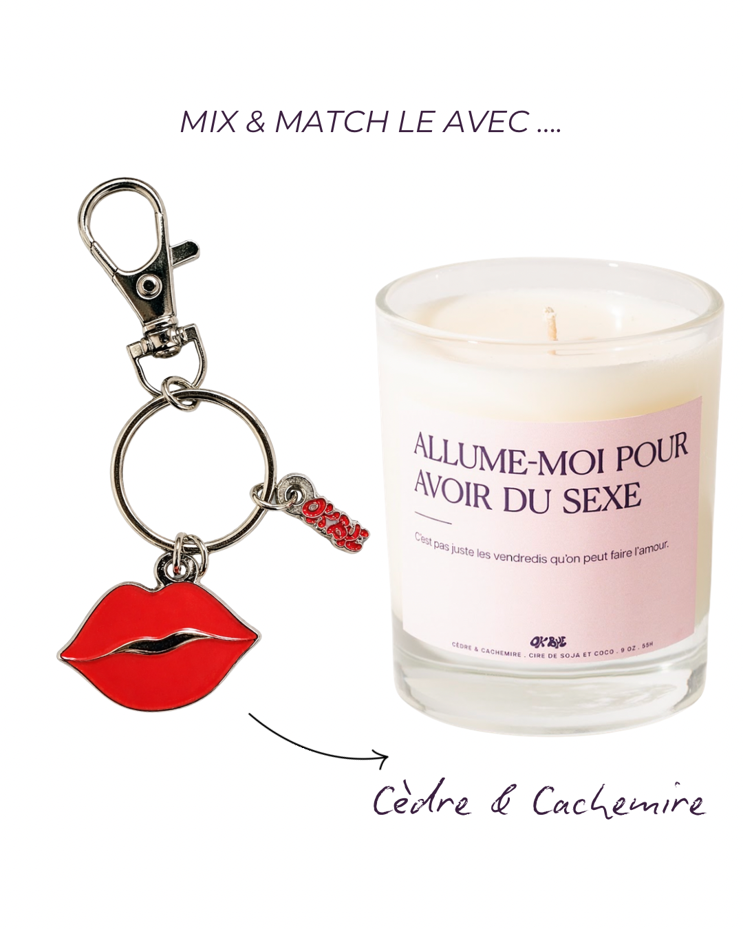 Le Porte-Clés Bisous