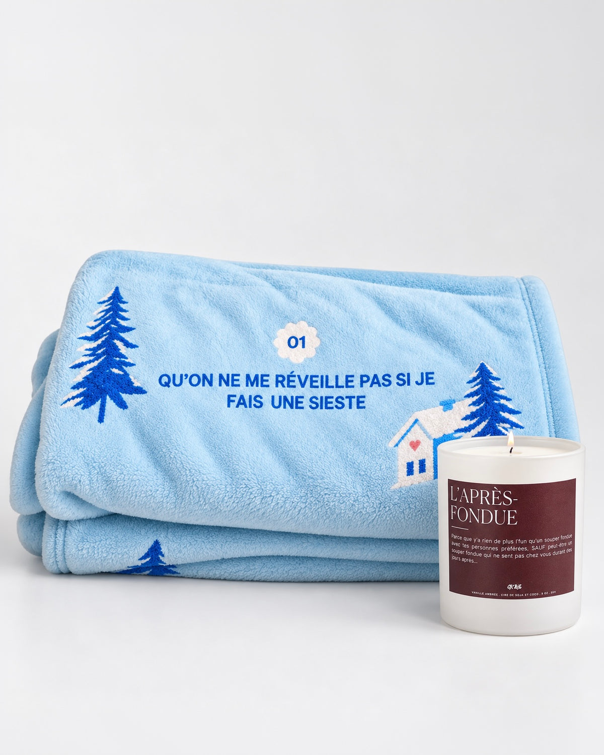 Doudou XL + Bougie Après-Fondue