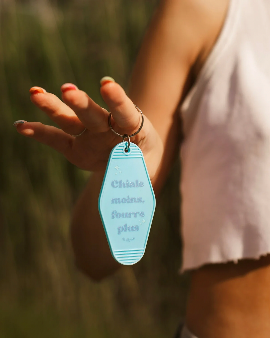 Shit less, stuff more - Keychain