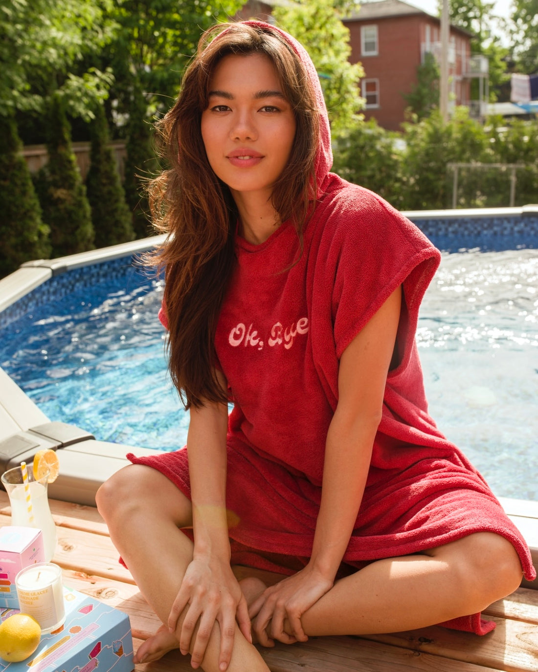 Hooded towel - Are you on vacation? 