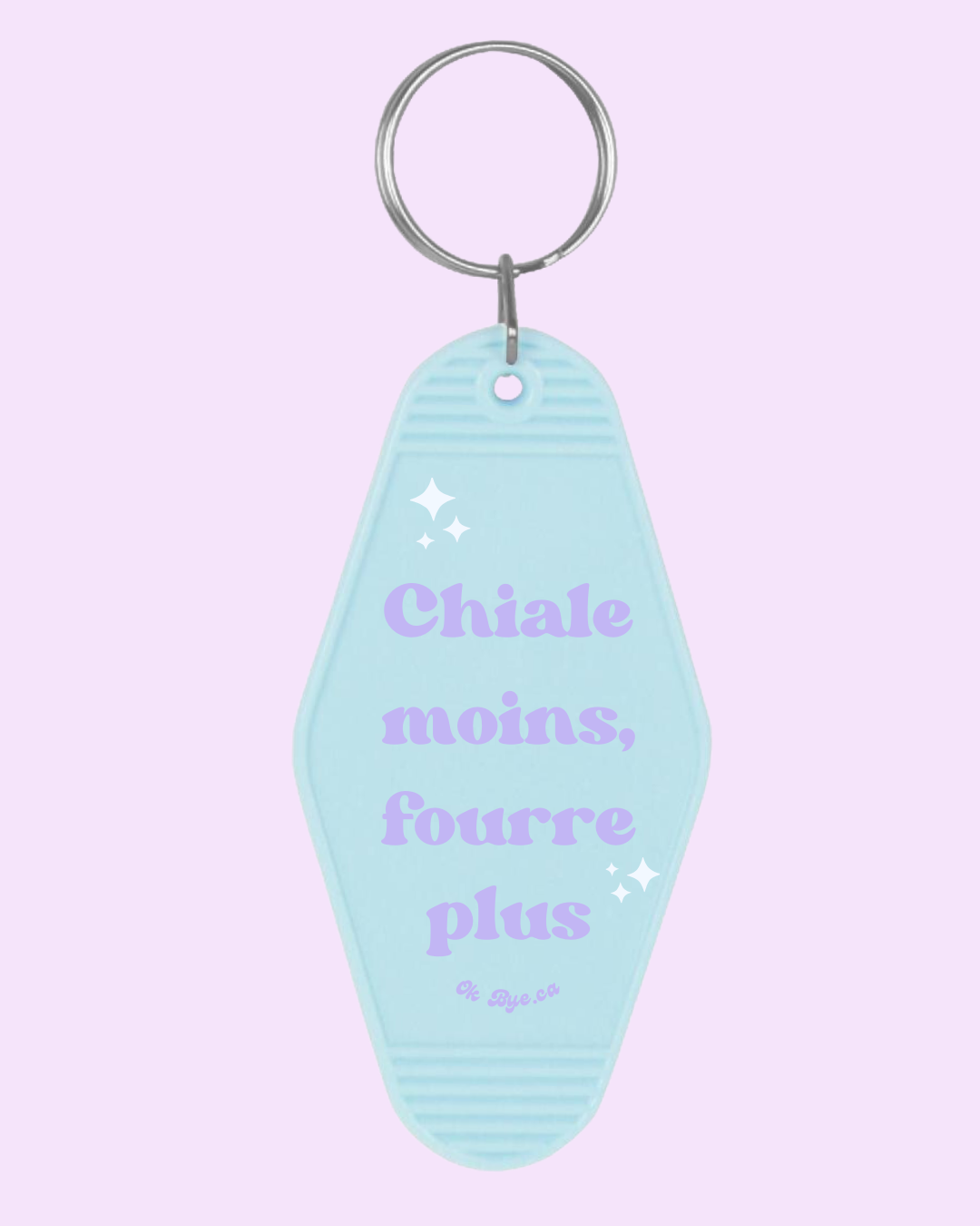 Shit less, stuff more - Keychain