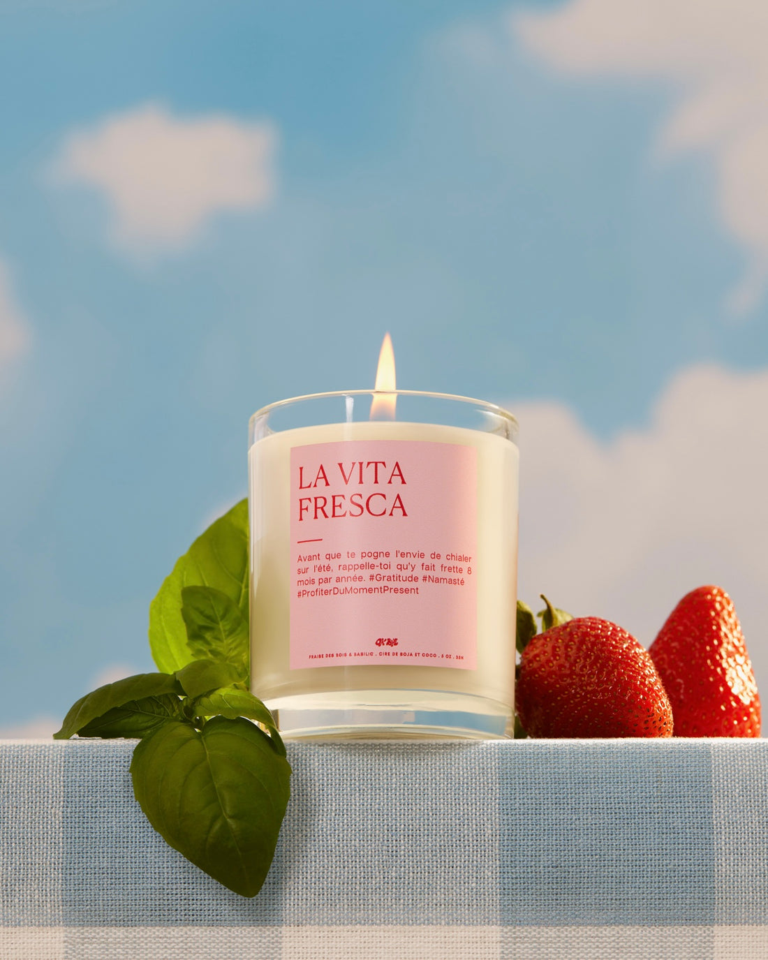 Fraise des bois & Basilic