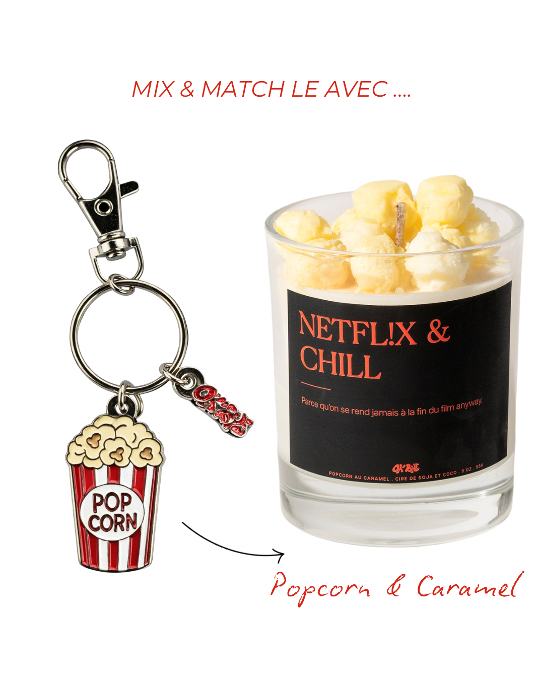Le Porte-Clés Popcorn