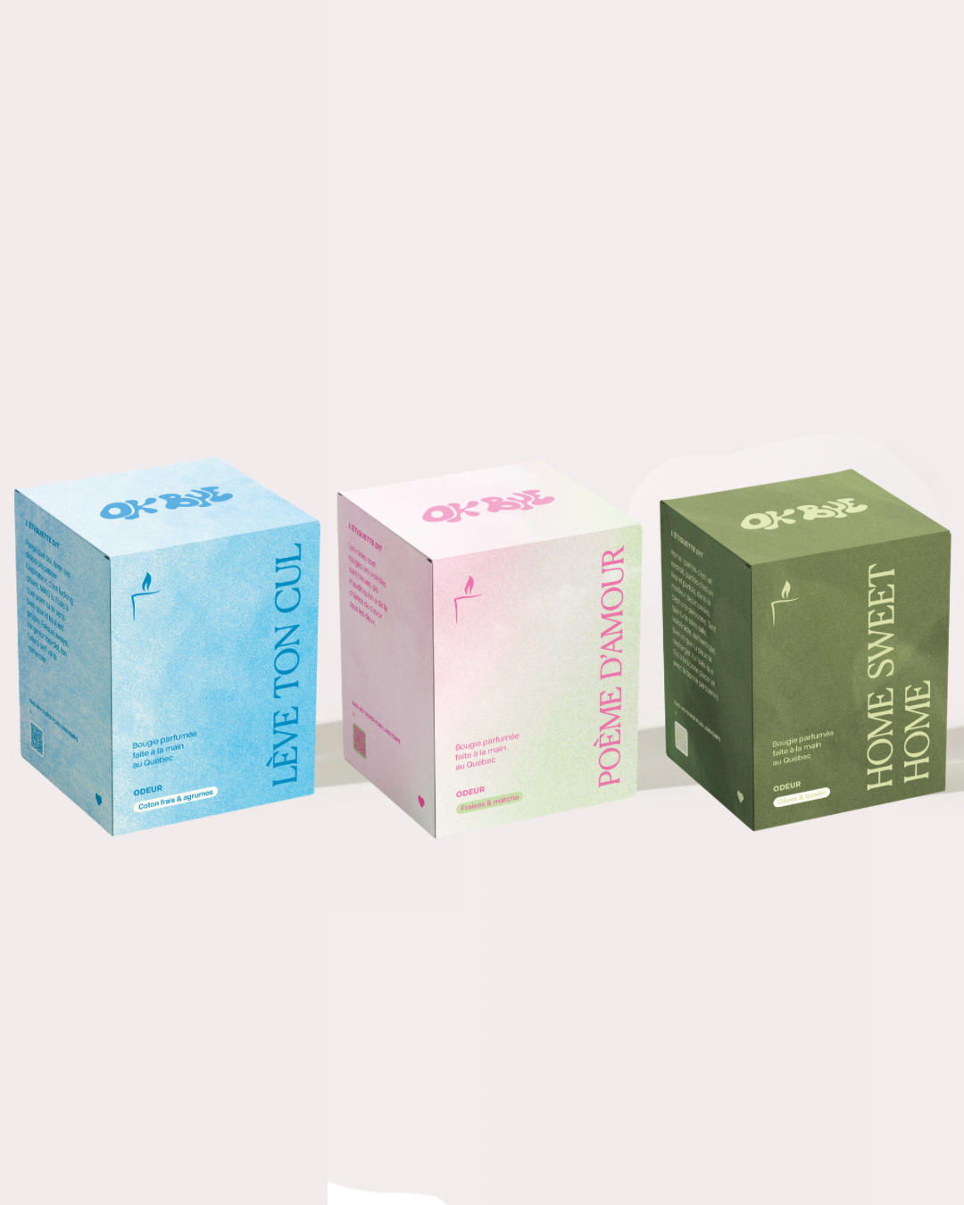 Trio de bougies