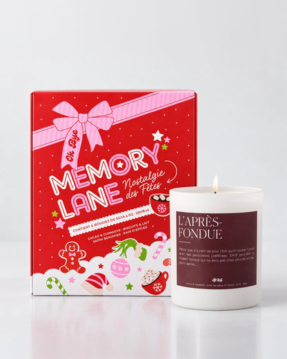 Bougie Après-Fondue + Memory Lane