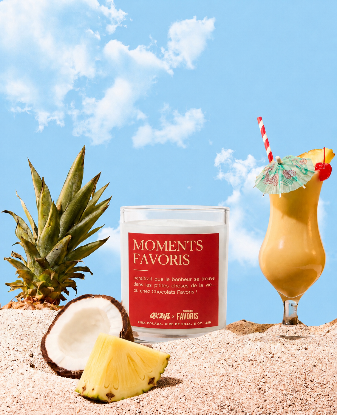 Piña Colada - Chocolats Favoris x Ok Bye