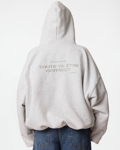 Toute va être correct - Hoodie anxiété - Heavyweight