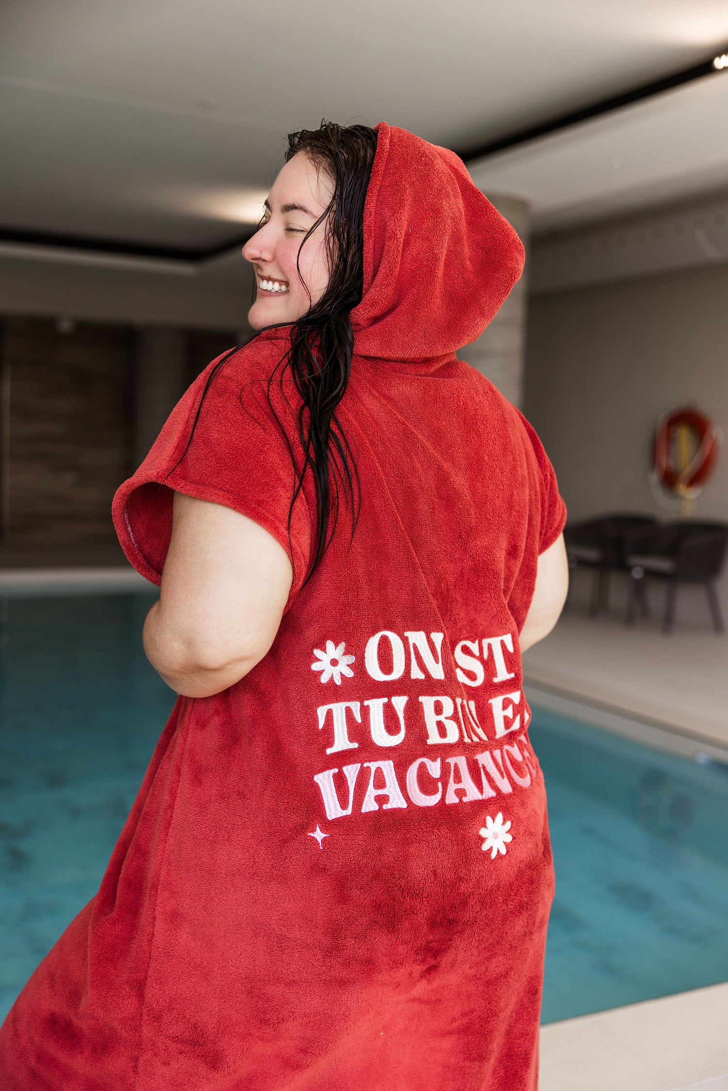 Hooded towel - Are you on vacation? 