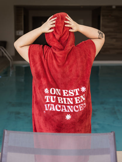 Hooded towel - Are you on vacation? 
